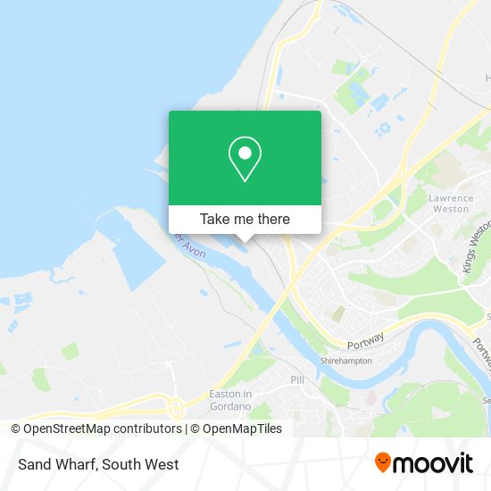 Sand Wharf map