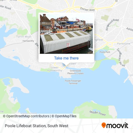 Poole Lifeboat Station map