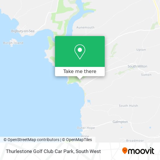 Thurlestone Golf Club Car Park map