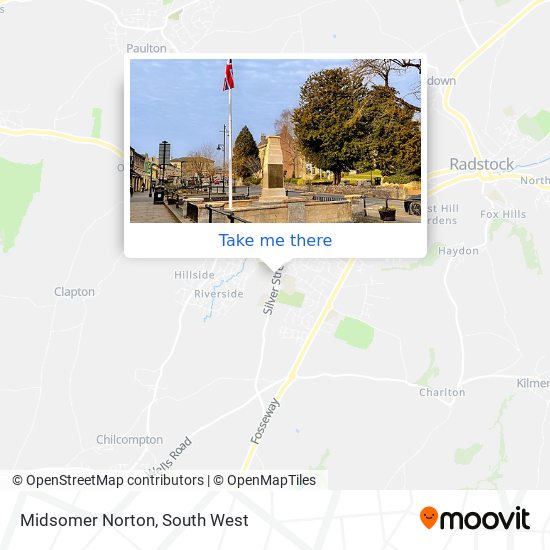 Midsomer Norton map