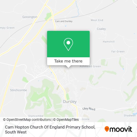 Cam Hopton Church Of England Primary School map