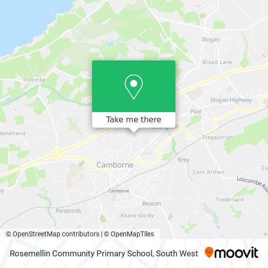 Rosemellin Community Primary School map