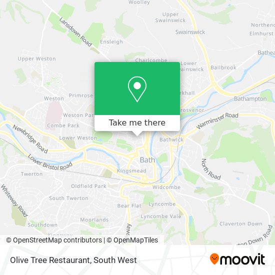 Olive Tree Restaurant map