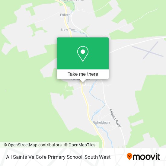 All Saints Va Cofe Primary School map