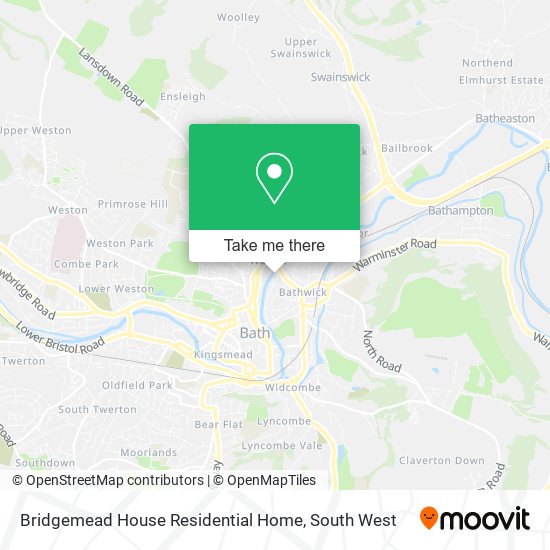 Bridgemead House Residential Home map