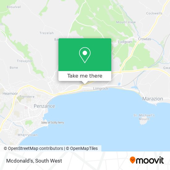 Mcdonald's map