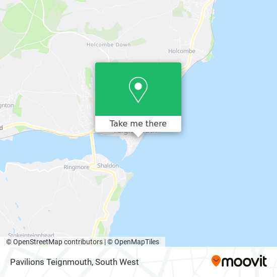 Pavilions Teignmouth map