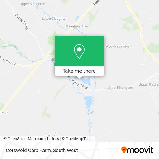 Cotswold Carp Farm map