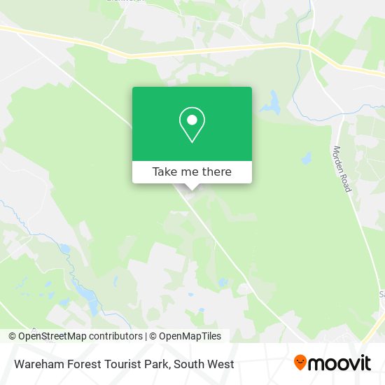 Wareham Forest Tourist Park map