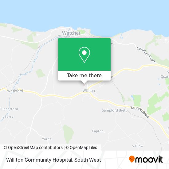 Williton Community Hospital map