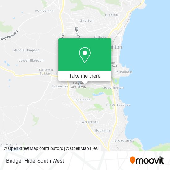 Badger Hide map
