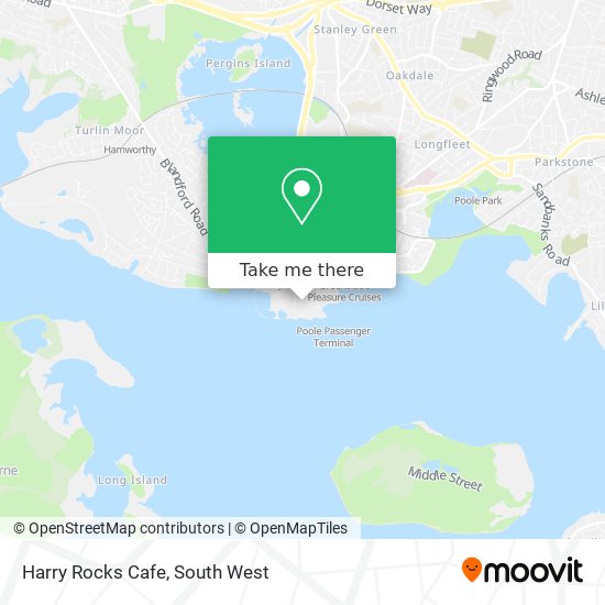 Harry Rocks Cafe map