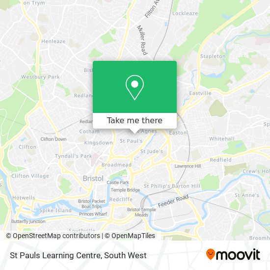 St Pauls Learning Centre map