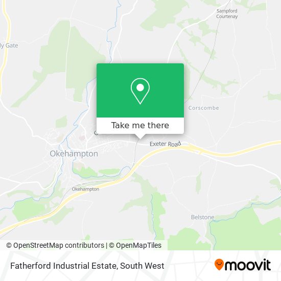 Fatherford Industrial Estate map