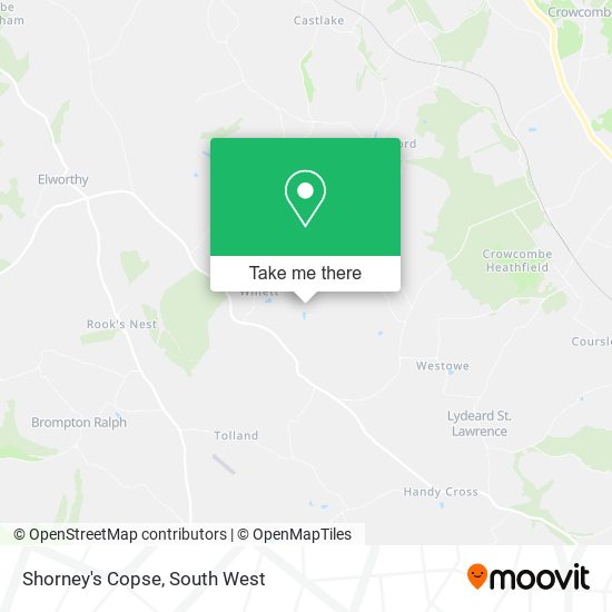 Shorney's Copse map