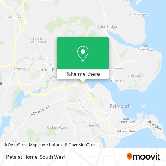 Pets at Home map