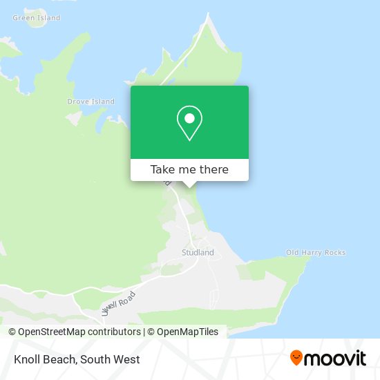 Knoll Beach map