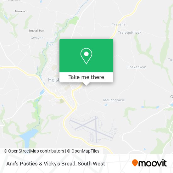 Ann's Pasties & Vicky's Bread map