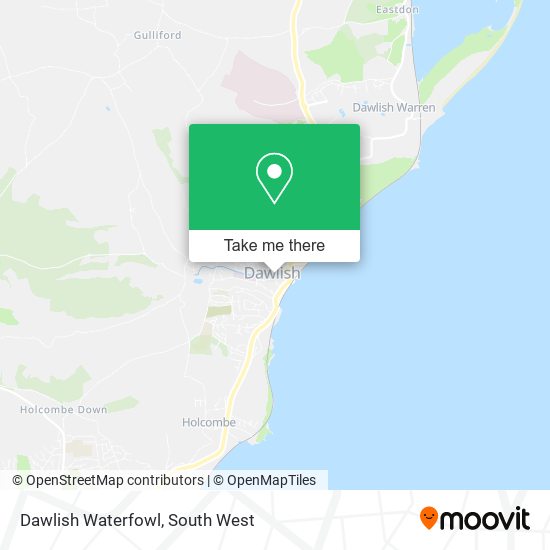 Dawlish Waterfowl map