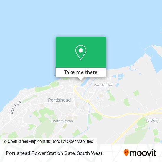 Portishead Power Station Gate map