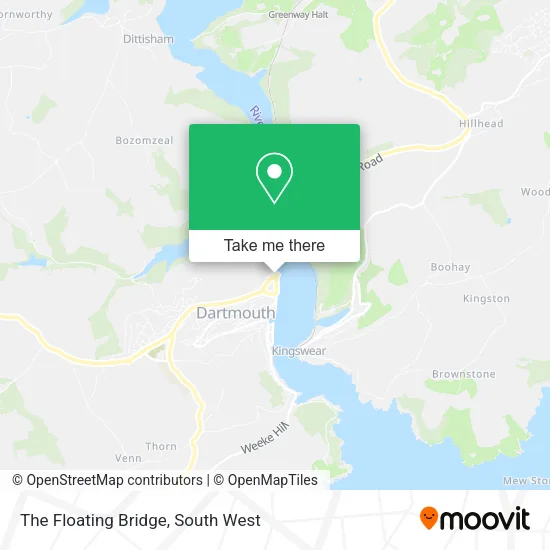The Floating Bridge map