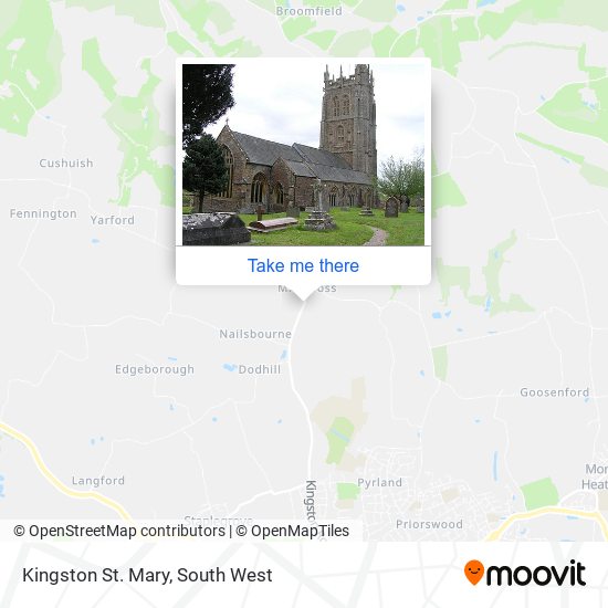 Kingston St. Mary map