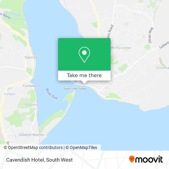 Cavendish Hotel map