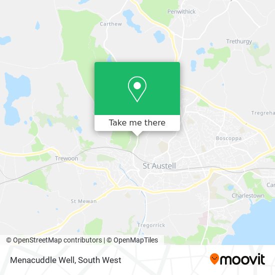 Menacuddle Well map
