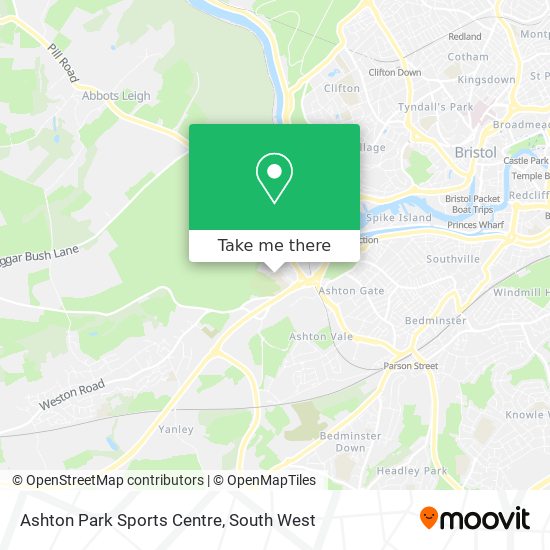 Ashton Park Sports Centre map