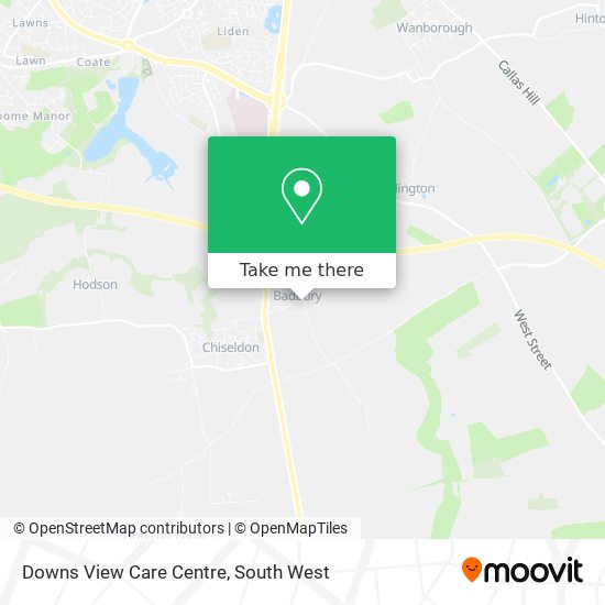 Downs View Care Centre map