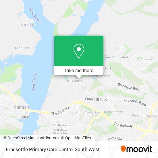 Ernesettle Primary Care Centre map