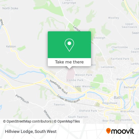 Hillview Lodge map