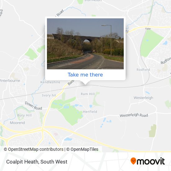Coalpit Heath map