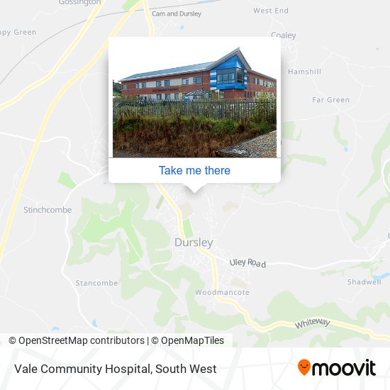 Vale Community Hospital map