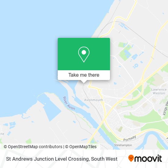 St Andrews Junction Level Crossing map