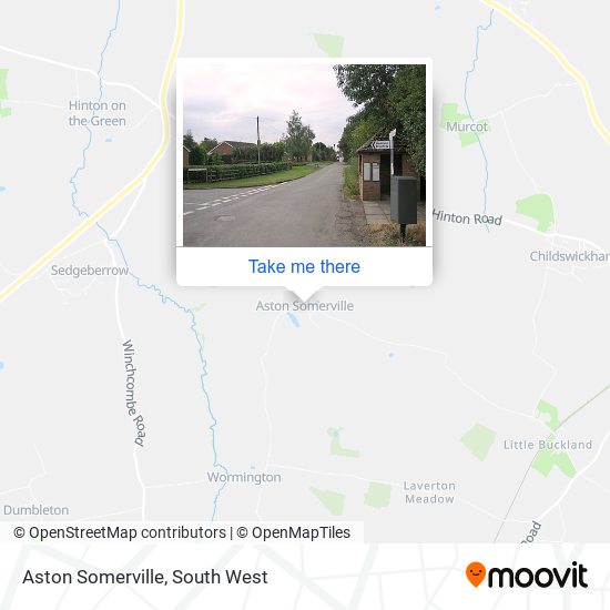 Aston Somerville map