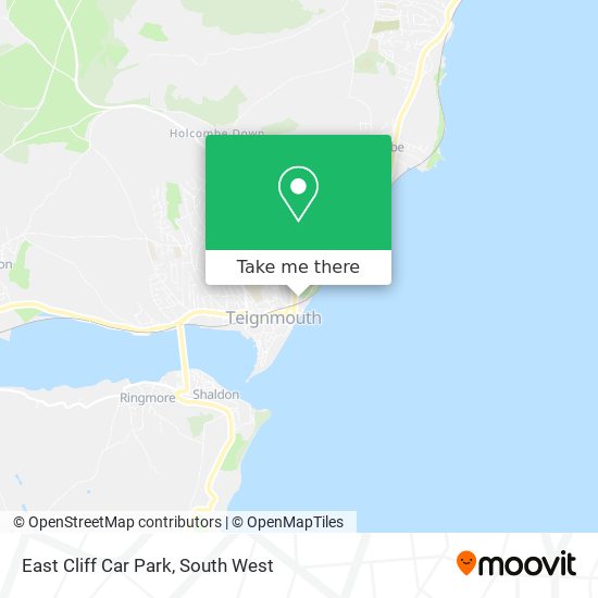 East Cliff Car Park map