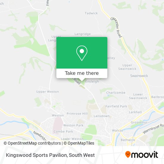 Kingswood Sports Pavilion map