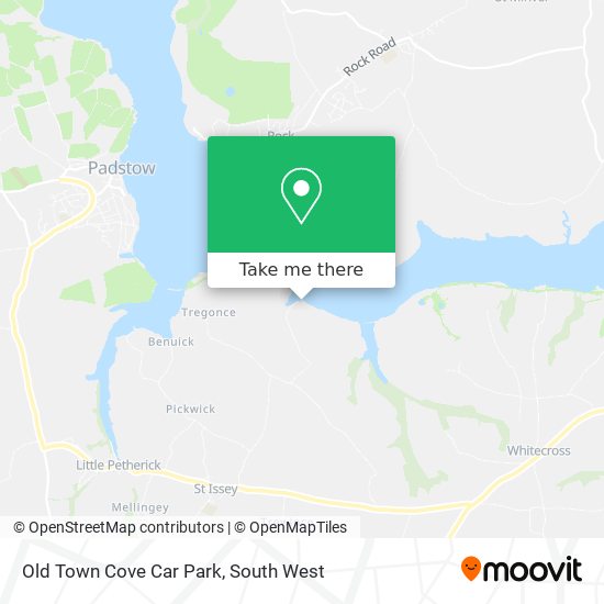 Old Town Cove Car Park map