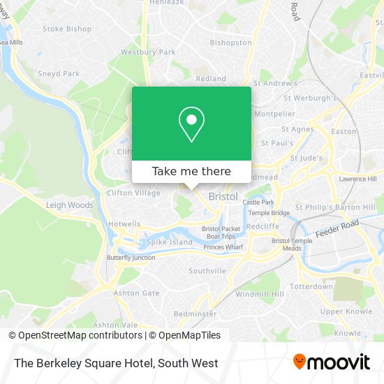 The Berkeley Square Hotel map