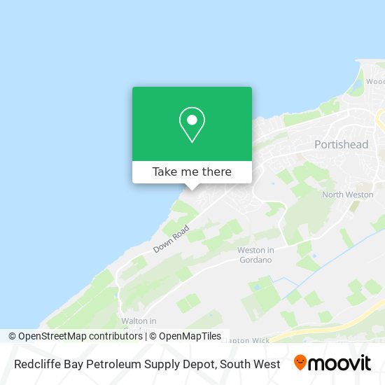 Redcliffe Bay Petroleum Supply Depot map