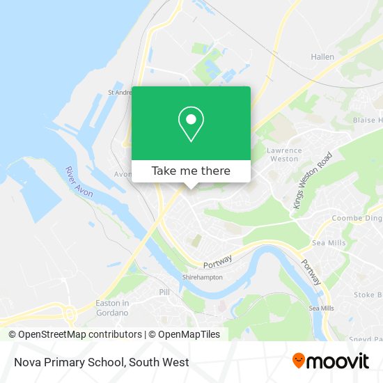 Nova Primary School map