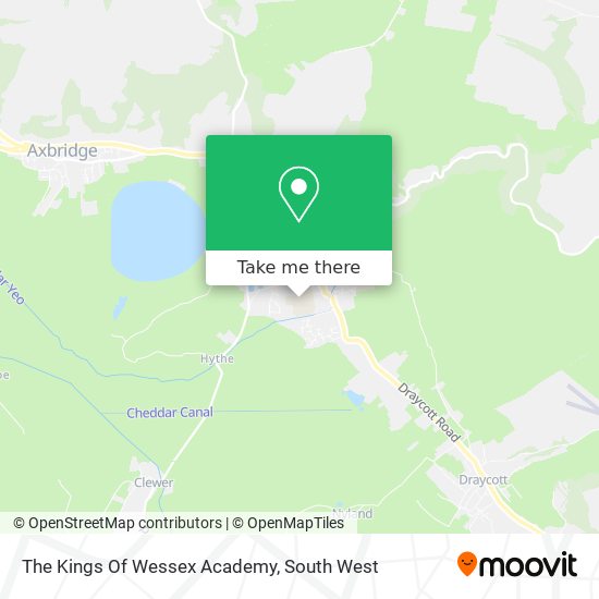The Kings Of Wessex Academy map