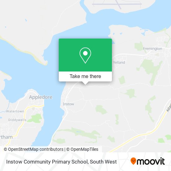 Instow Community Primary School map
