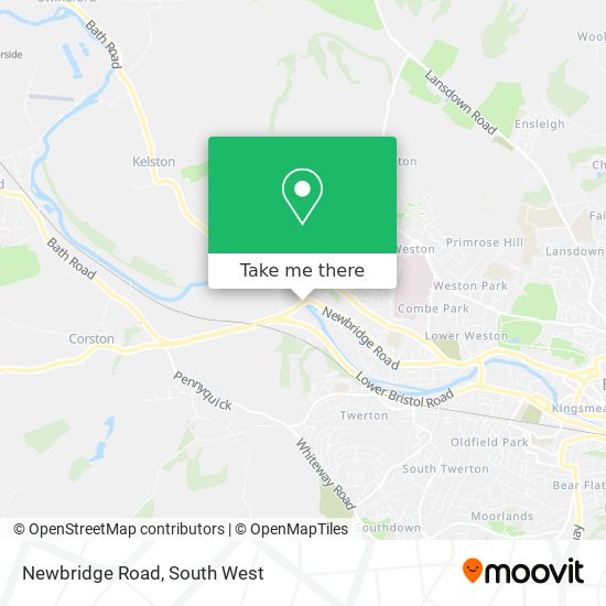 Newbridge Road map