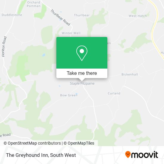 The Greyhound Inn map