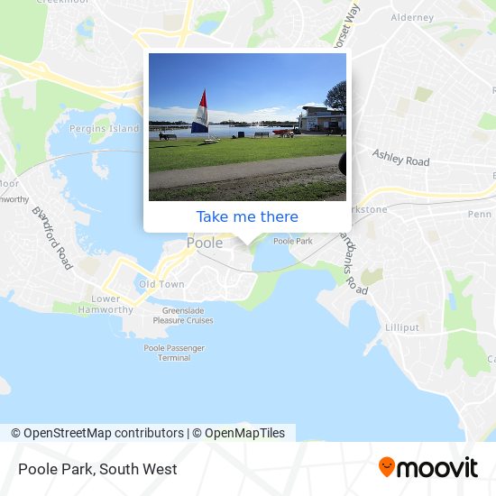 Poole Park map