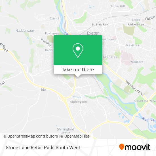 Stone Lane Retail Park map