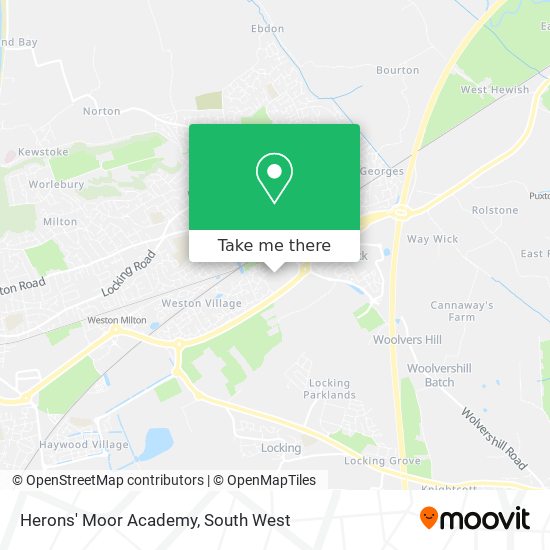 Herons' Moor Academy map
