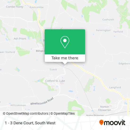 1 - 3 Dene Court map